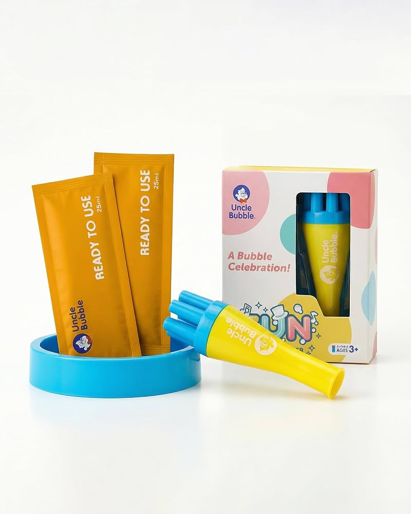Uncle Bubble Blower for Kids and Toddlers, Mini Bubble Blower Makes Thousands of Bubbles Ease, Pl... | Amazon (US)