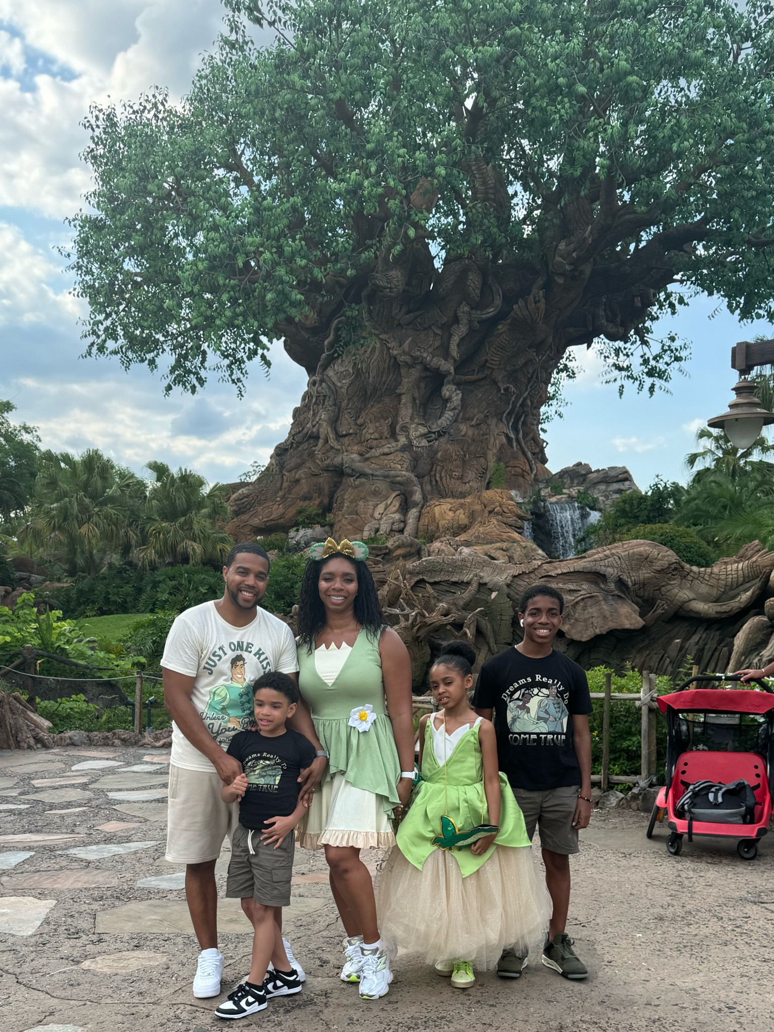 Animal kingdom princess Tiana Inspired #disney 
Girls dresses are from Etsy 


#LTKTravel #LTKFamily #LTKKids