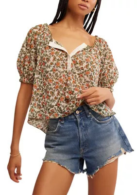 Free People Women's Astra Floral Printed Top | Belk