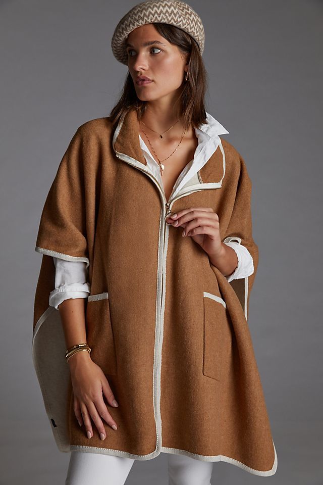 Zephyr Zippered Cape | Anthropologie (US)