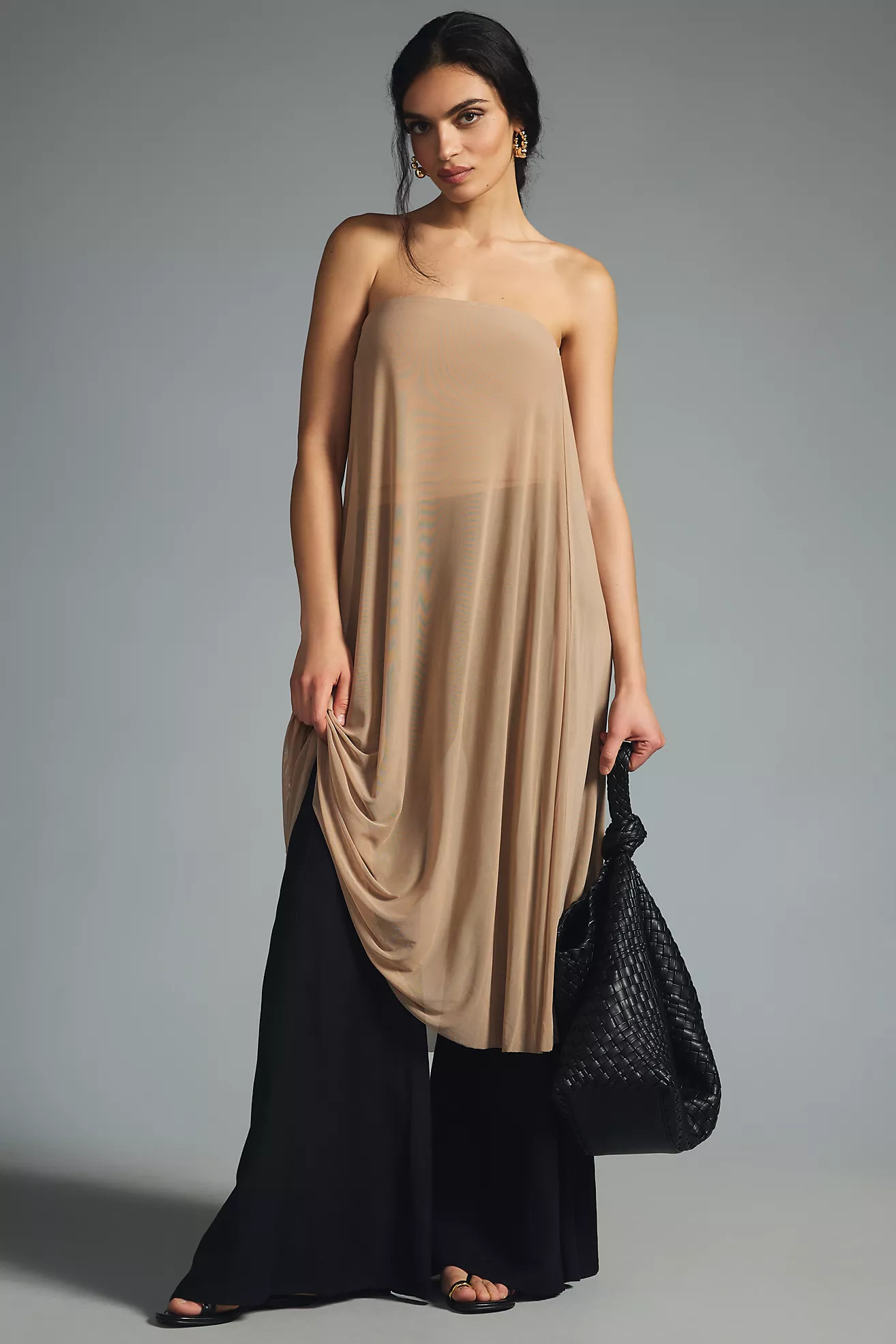 DOLAN Sheer Mesh Tube Top | Anthropologie (US)