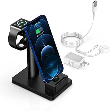 3-in-1 Phone Watch Charging Stand for Apple Products, Removable Charging Station for Apple Watch ... | Amazon (US)