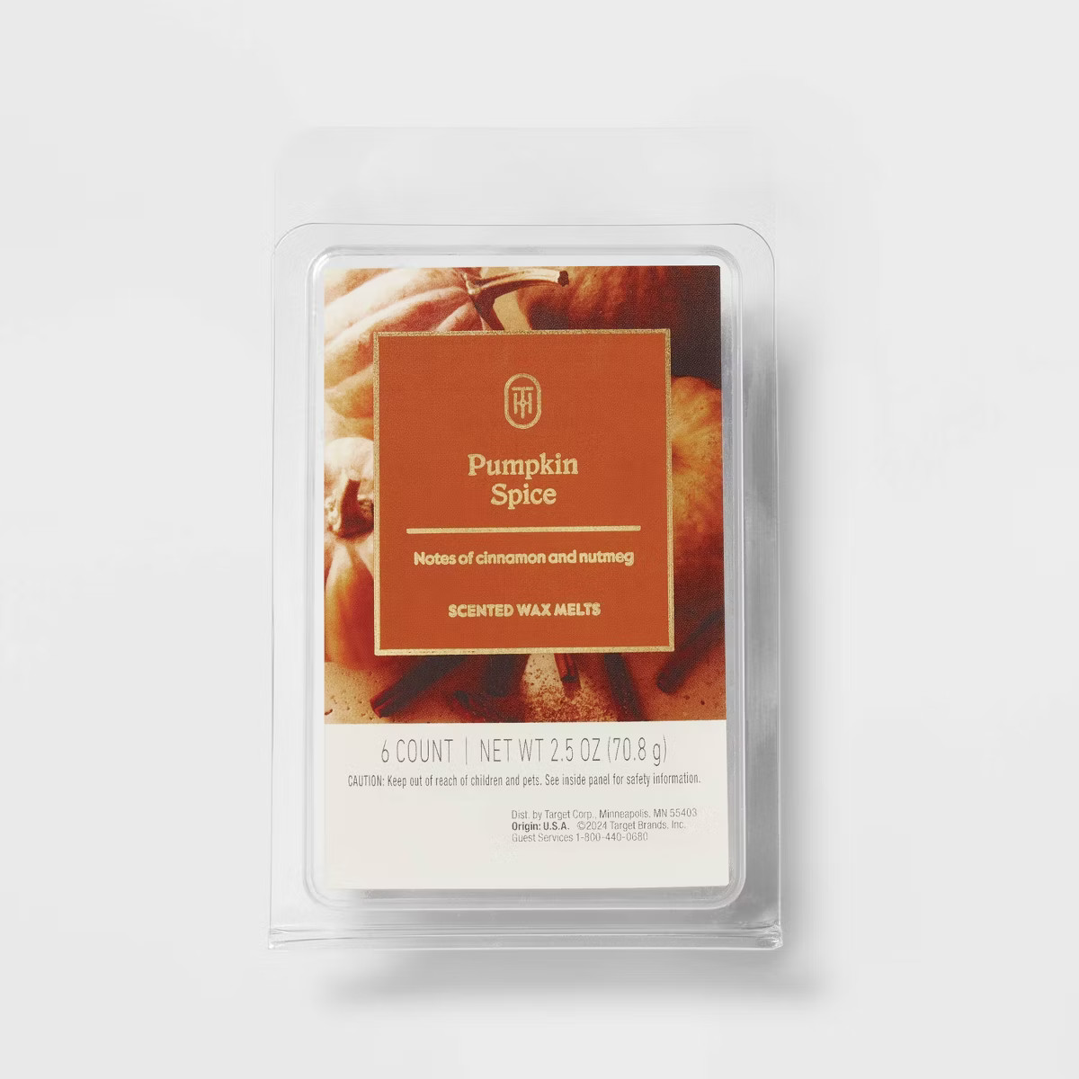 6ct Pumpkin Spice Wax Melts 2.5oz - Threshold™ | Target