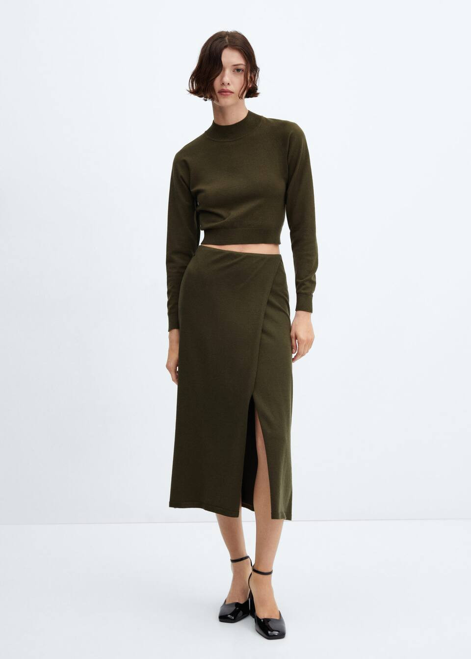 High collar sweater -  Women | Mango USA | MANGO (US)