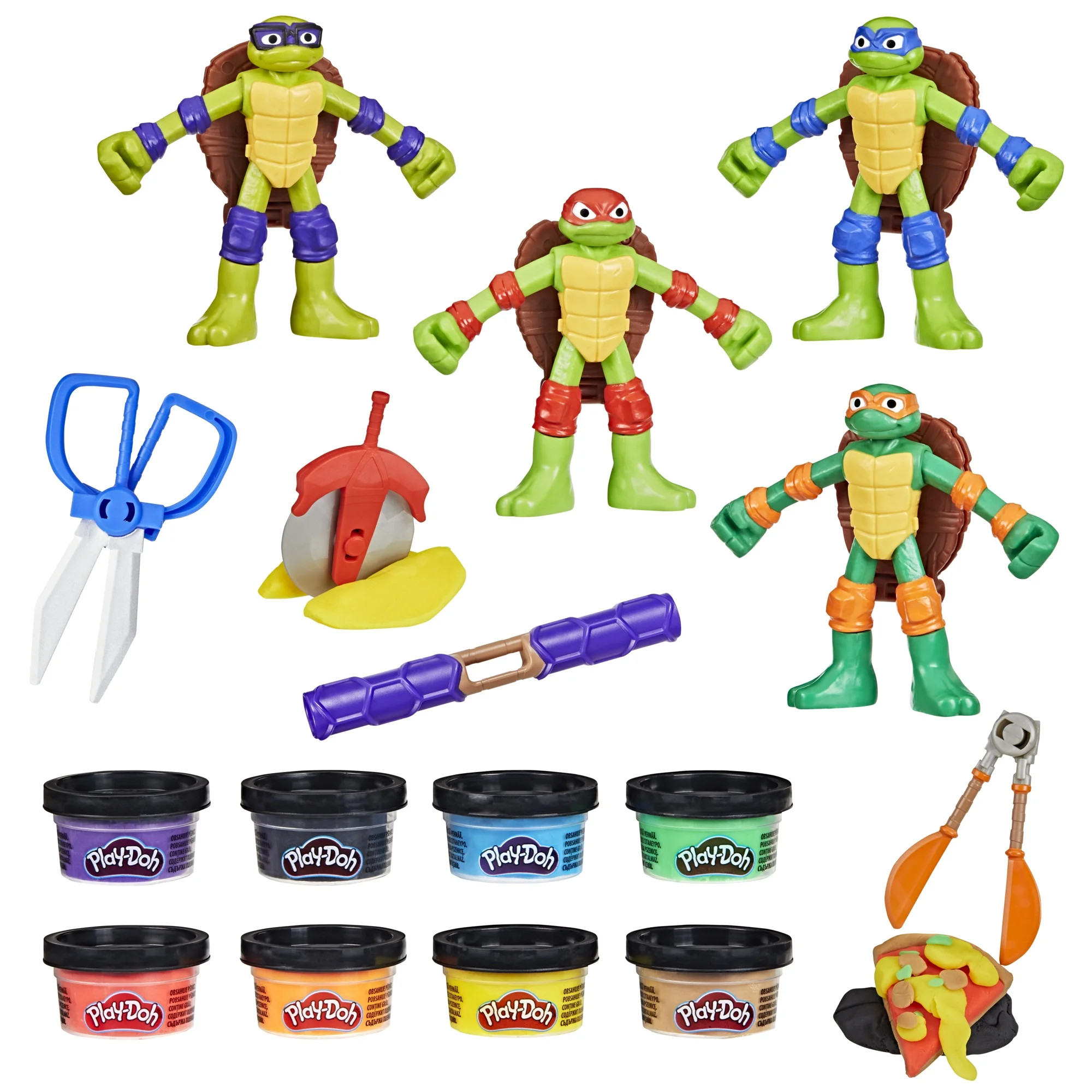 Play-Doh Teenage Mutant Ninja Turtles Cowabunga Creations Toy for Boys & Girls 4 and up | Walmart (US)