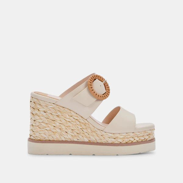 LAURYN WEDGES IN CREAM STELLA | DolceVita.com