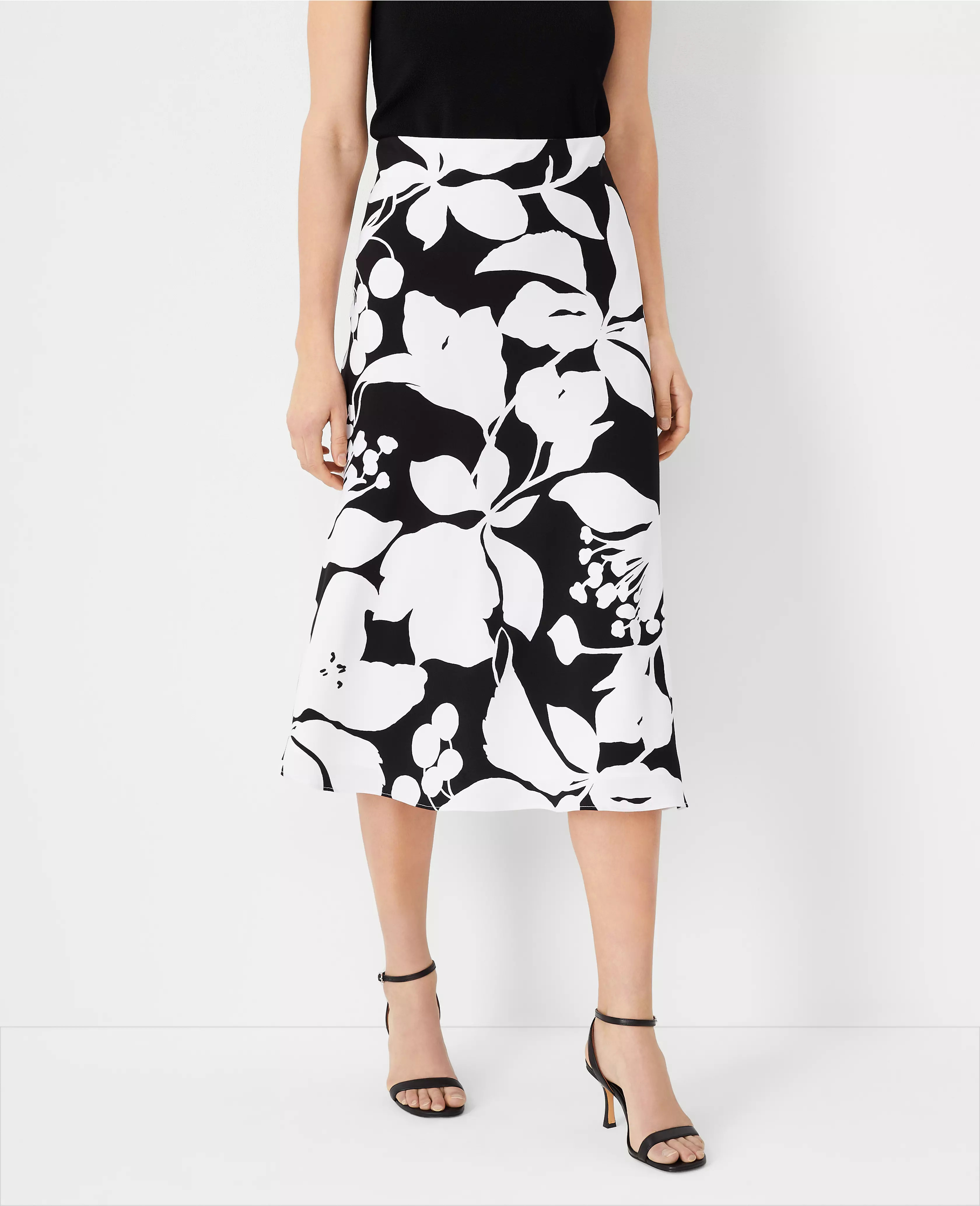 Floral Shadow Slip Skirt | Ann Taylor (US)