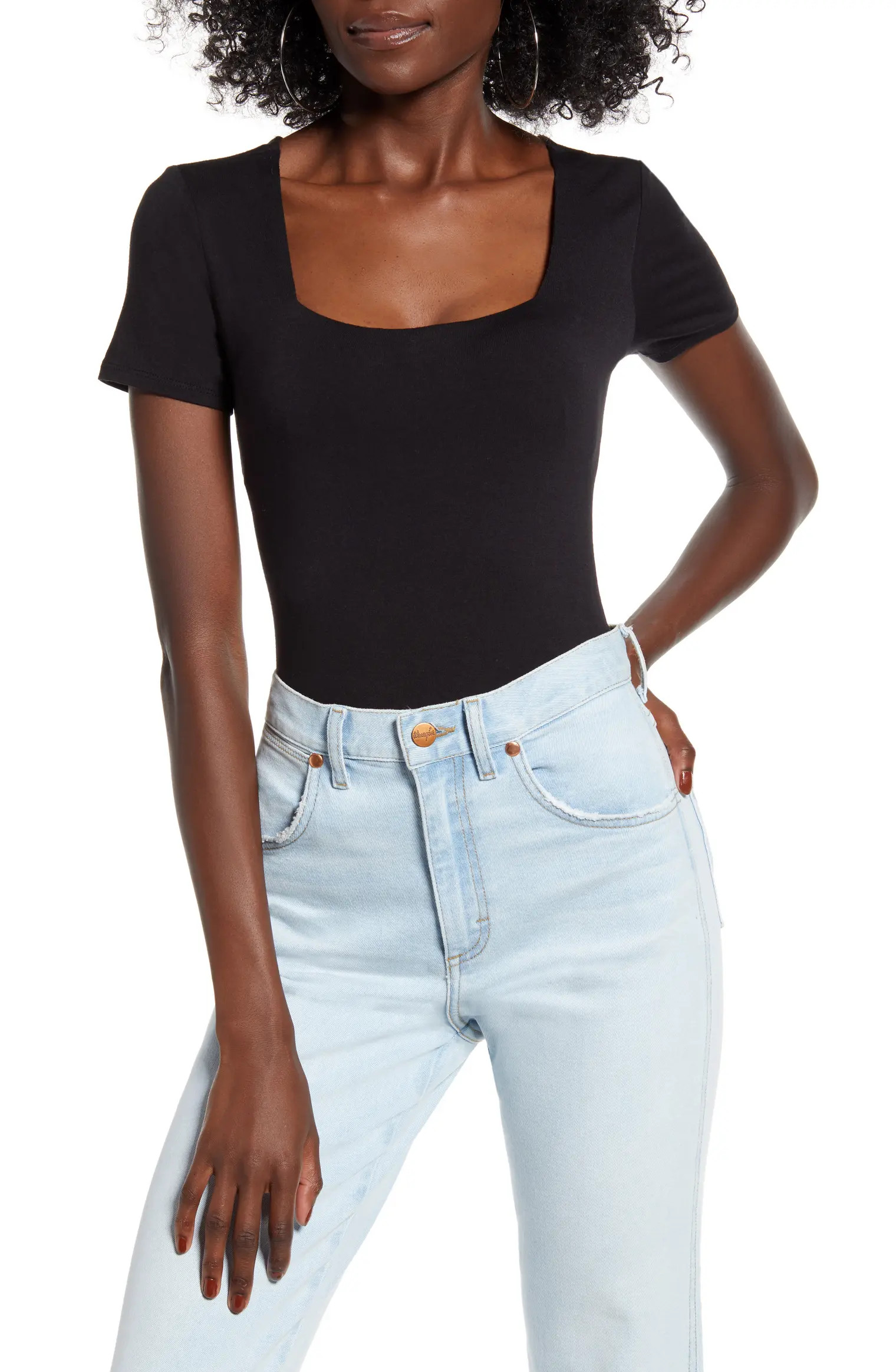 Square Neck Bodysuit | Nordstrom