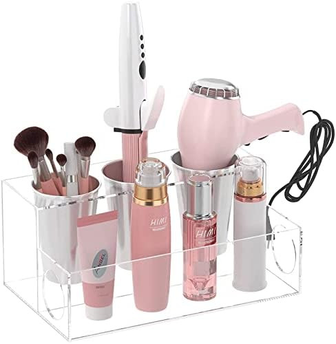 YCWF Hair Tool Organizer,Bathroom Countertop Hair Dryer and Styling Tool Organizer,Vanity Caddy S... | Amazon (CA)