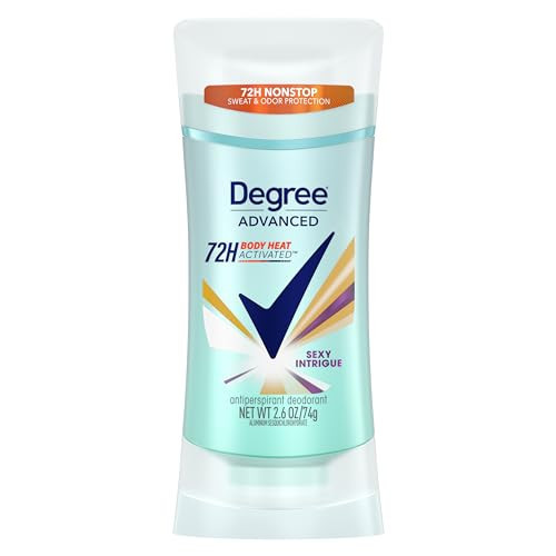 Degree Antiperspirant Deodorant Sexy Intrigue 72-Hour Sweat & Odor Protection Antiperspirant Deodorant For Women with Body Heat Activated Technology 2.6 oz | Amazon (US)