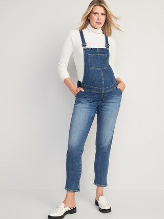 Maternity Side-Panel O.G. Straight Jean Overalls | Old Navy (US)