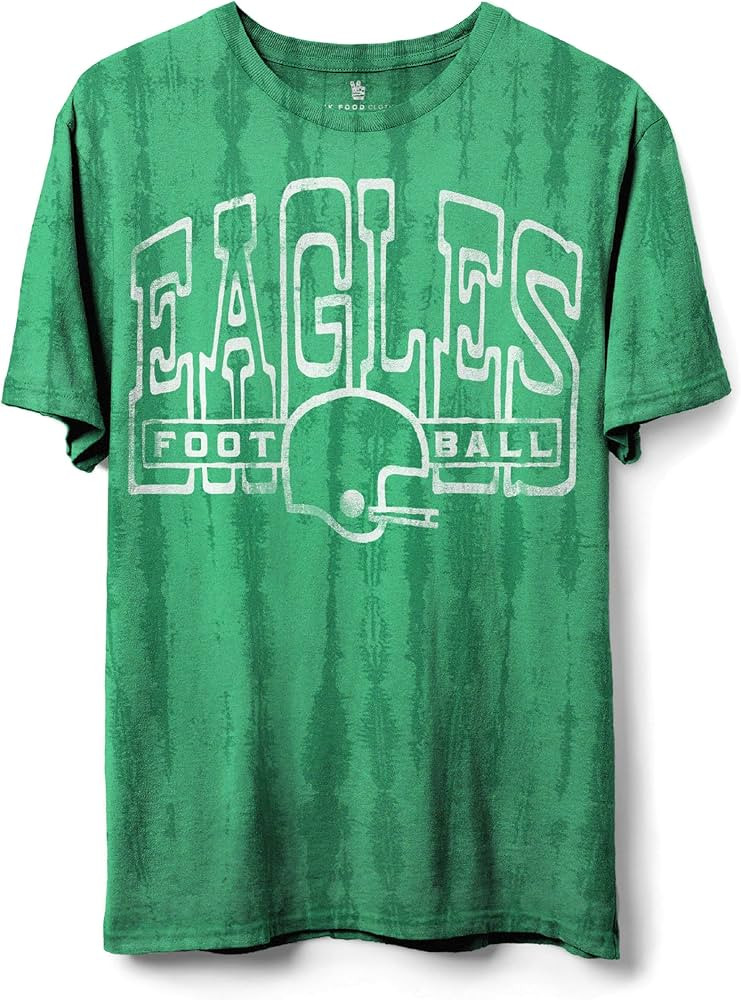 Junk Food Clothing Philadelphia Eagles Tie Dye Short Sleeve Tee | Amazon (US)