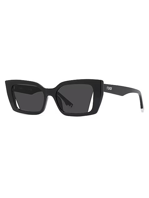 Fendi Way 54MM Rectangular Sunglasses | Saks Fifth Avenue