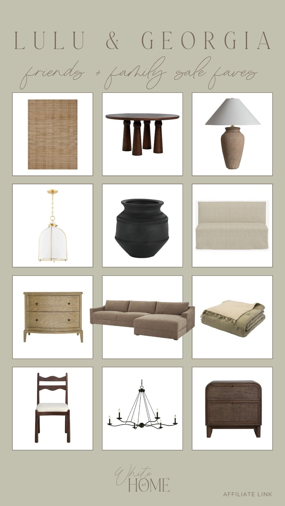 Lulu & Georgia is having their huge friends and family sale right now! Celebrate with up to 30% off so many beautiful favorites. Our old dining table and bench are on sale, many of the lighting fixtures in our home, many of our rugs, and so much more! 

#LTKSaleAlert #LTKHome