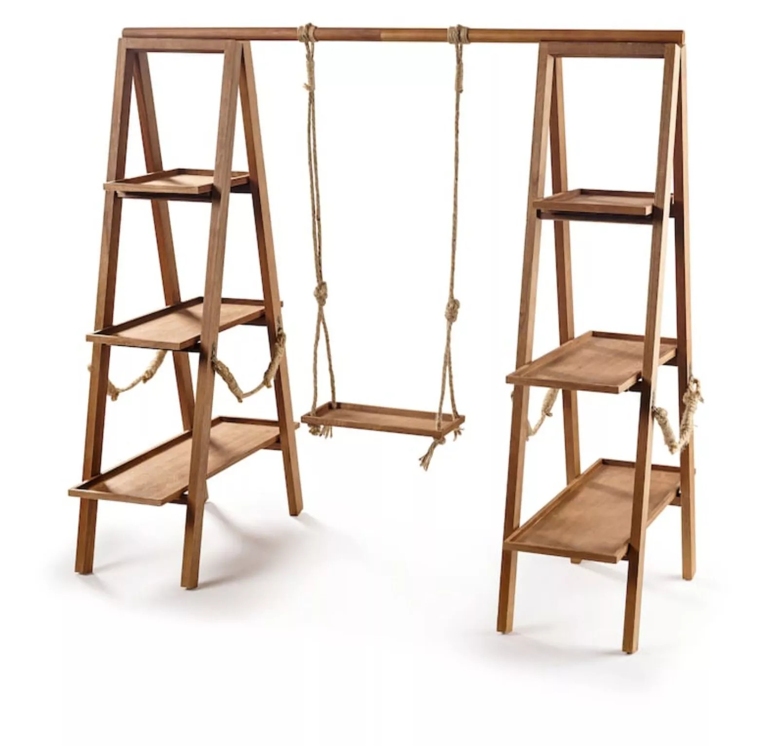 Double 3 Tier Display Stand + 3 Swing Dish, Party Cheese Dessert Food Appetizer | eBay US