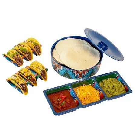 Prepara 6-piece Melamine Taco Set | Walmart (US)