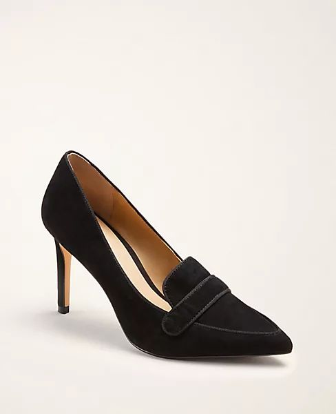 Beck Suede Loafer Pumps | Ann Taylor | Ann Taylor (US)