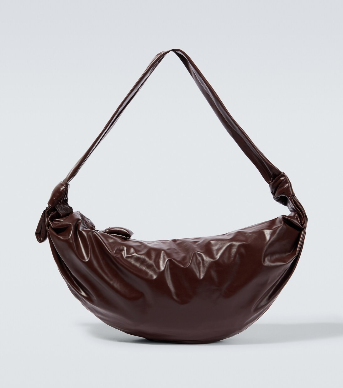 Croissant Large leather shoulder bag | Mytheresa (INTL)
