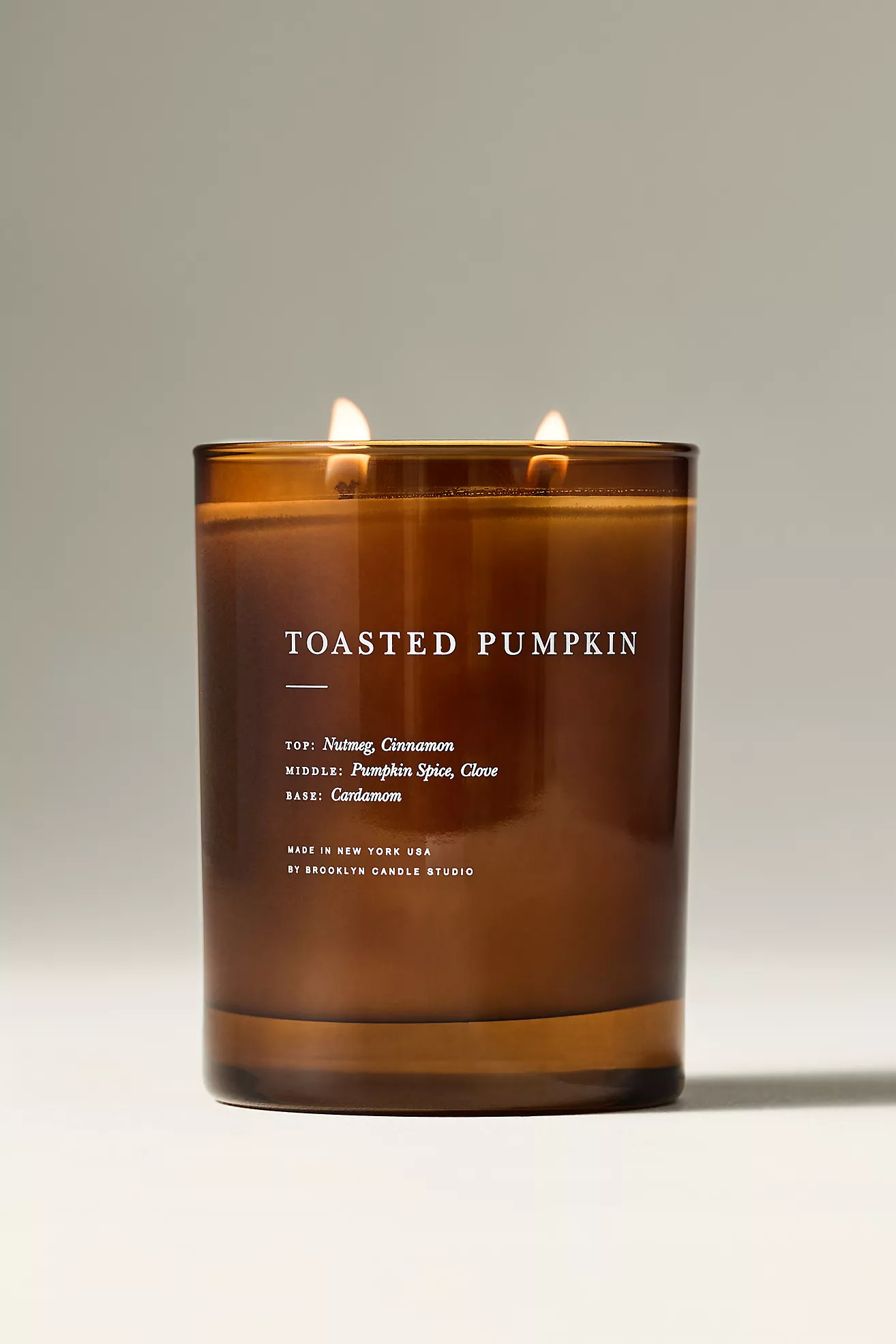 Brooklyn Candle Studio Gourmand Toasted Pumpkin Glass Jar Candle | Anthropologie (US)