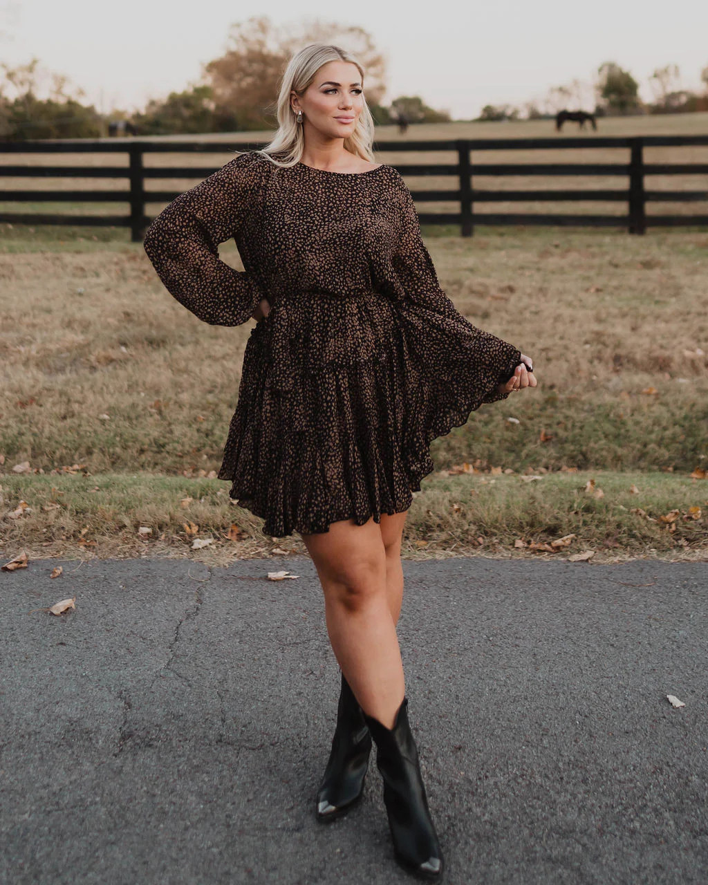 Schultz Leopard Print Ruffle Dress | VICI