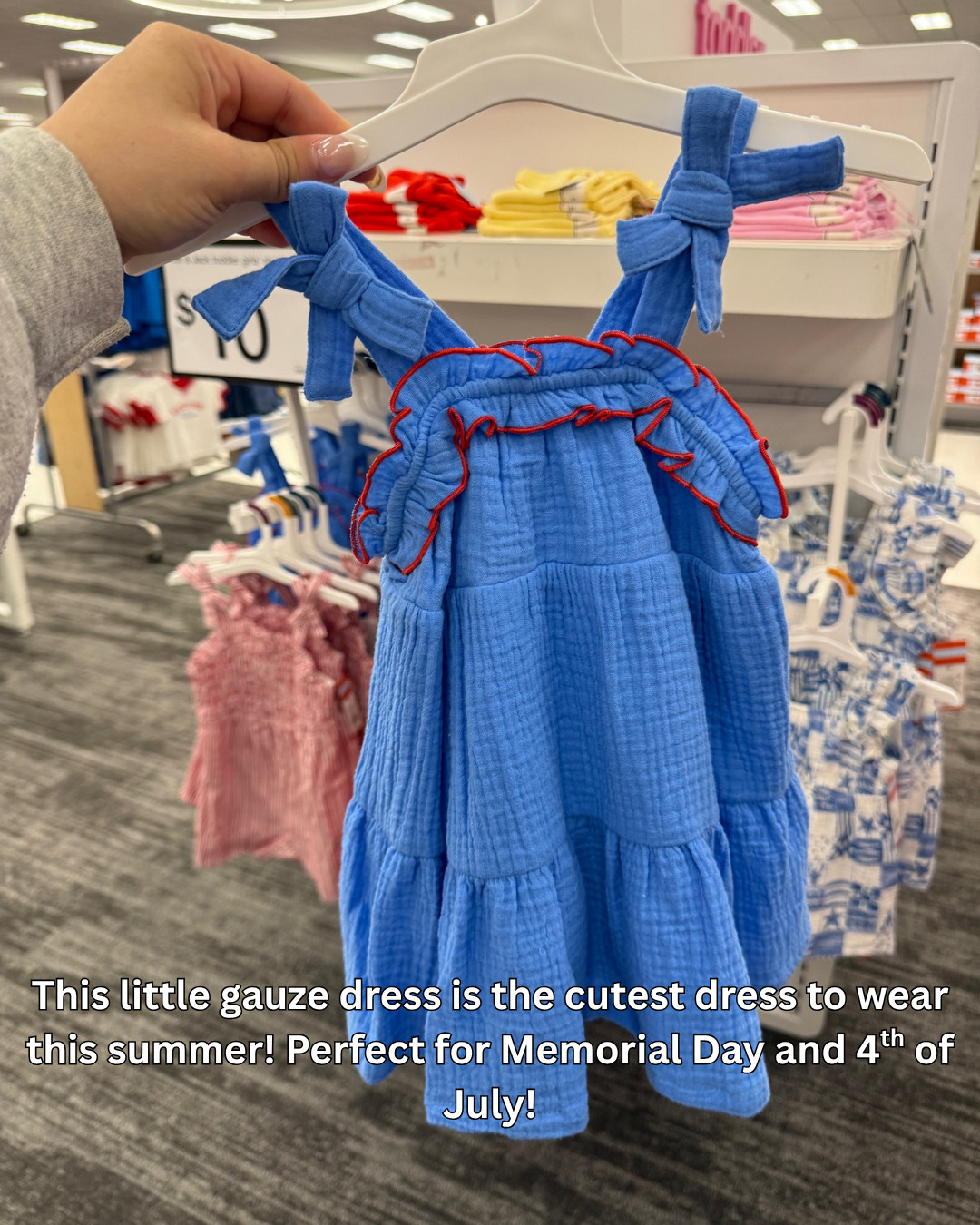 This little gauze dress is the cutest summer staple! Lightweight, comfy, and the cutest easy outfit for Memorial Day and 4th of July!

 

 #LTKmomlife #LTKSeasonal #LTKKids