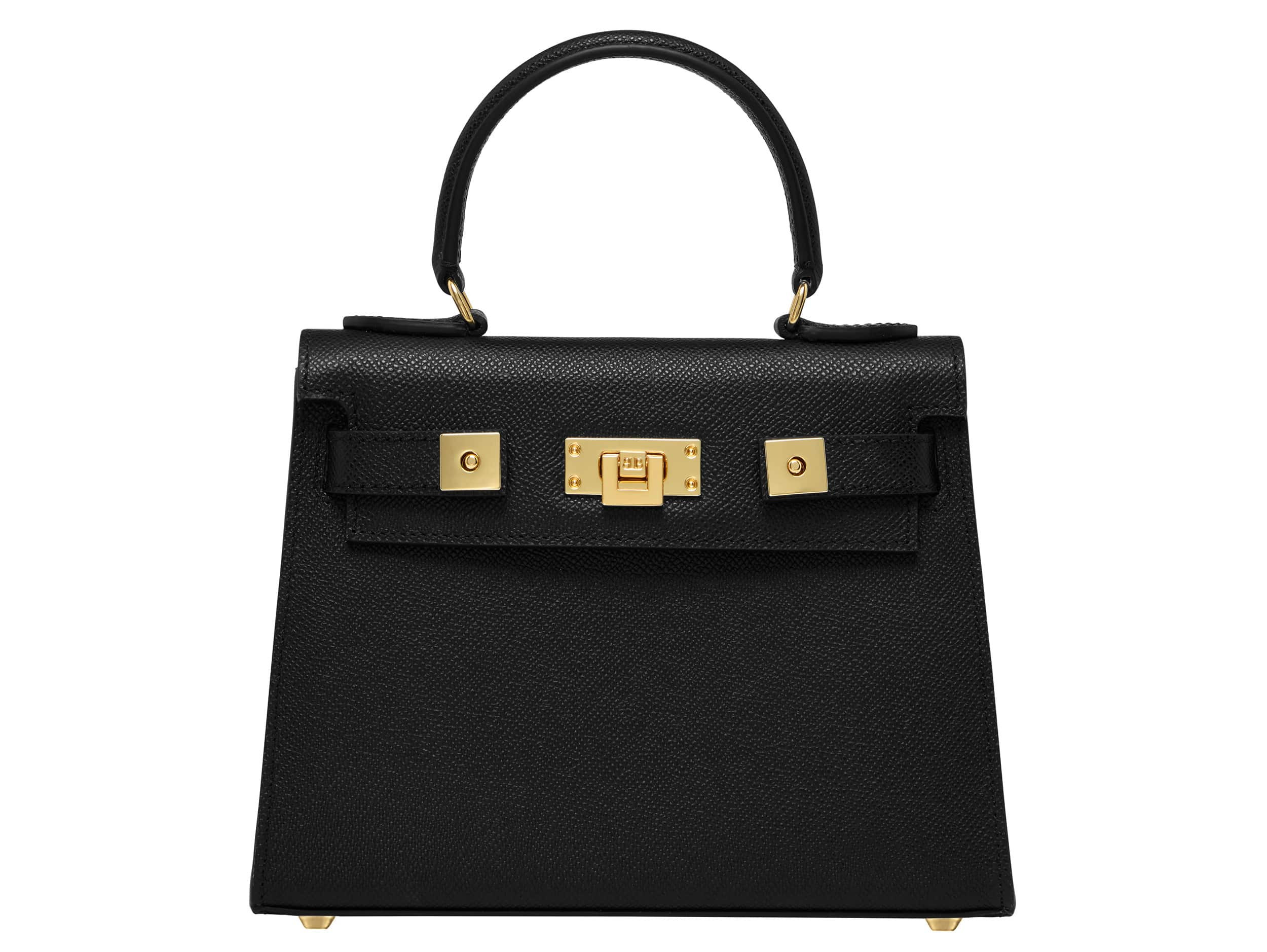 Maya Midi Dolomite - Black/Gold | Lalage Beaumont