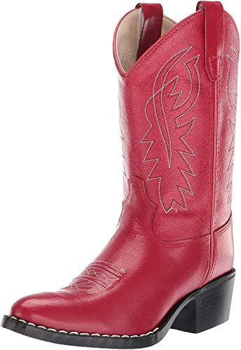 Old West Kids Boots Girls' Western Boot, Red, 6.5 M US Toddler | Amazon (US)