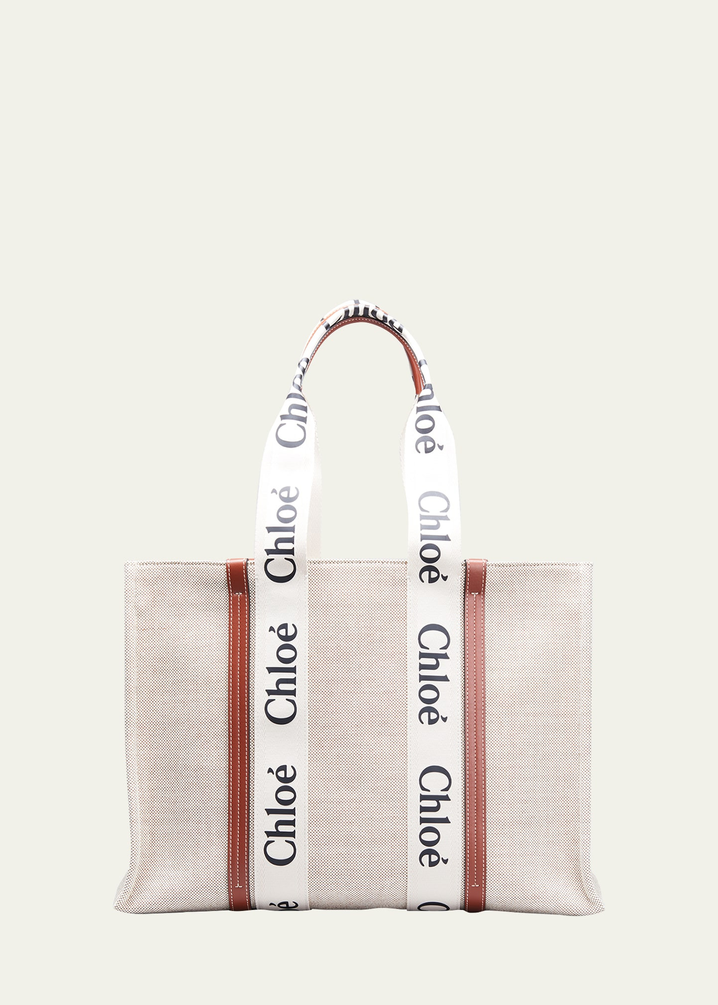 Woody Large Logo Canvas Shopper Tote Bag | Bergdorf Goodman