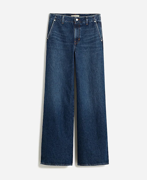 Wide Sweep Denim Trousers | Madewell | Madewell