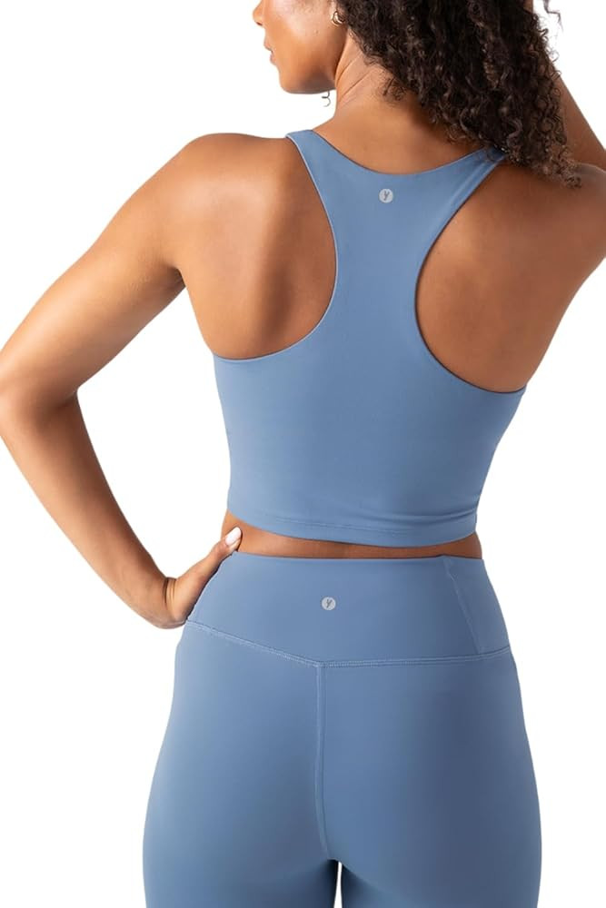 YITTY Active Sports Bra Tank, Tank Top for Women with Built-in Bra, Racerback, Removable Cups, Lo... | Amazon (US)