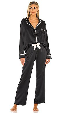 BLUEBELLA Claudia PJ Set in Black from Revolve.com | Revolve Clothing (Global)