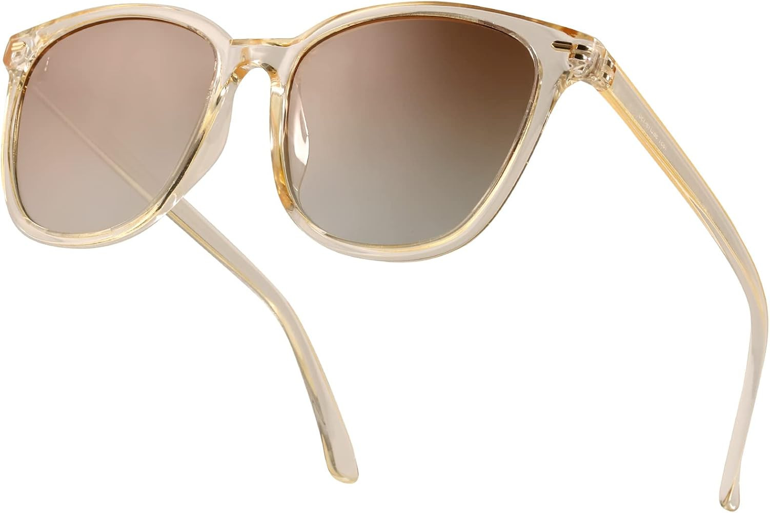 Myiaur Polarized Sunglasses for Women, Square Mirrored Trendy Shades with UV Protection Reduce Gl... | Amazon (US)