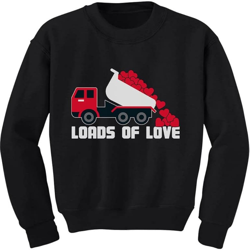 Tstars - Valentine's Day I Love You This Much T-Rex Toddler/Kids Sweatshirt | Amazon (US)