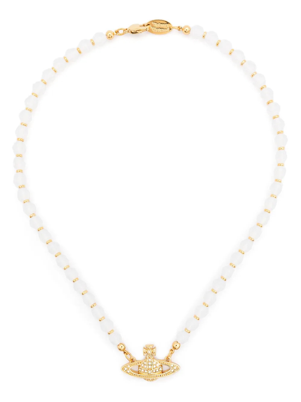 Vivienne Westwood Messaline choker necklace - Gold | Farfetch Global