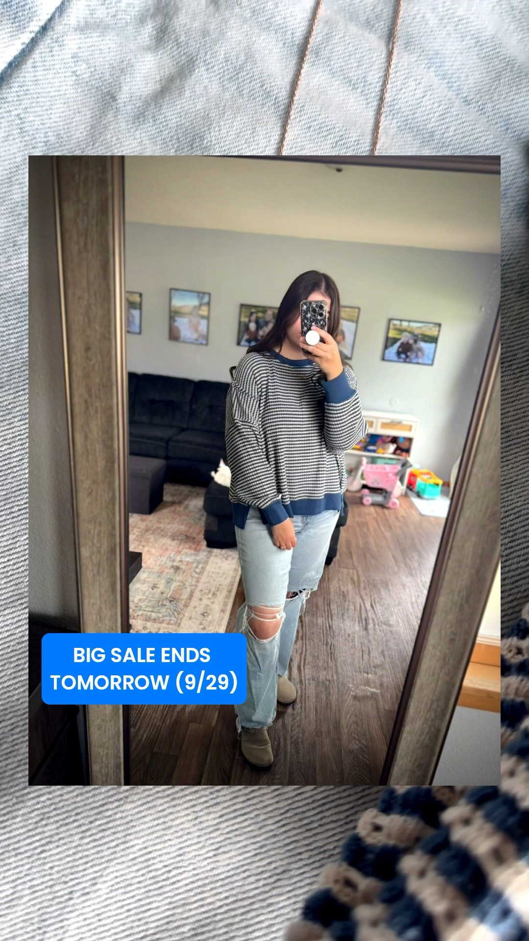 One of my favorite American Eagle tops! I have it in like 4 colors 🤪 I size down one usually. Also obsessed with these jeans!! 30% off American Eagle right now! Ending soon!!

#LTKFallSale #LTKSaleAlert #LTKSeasonal