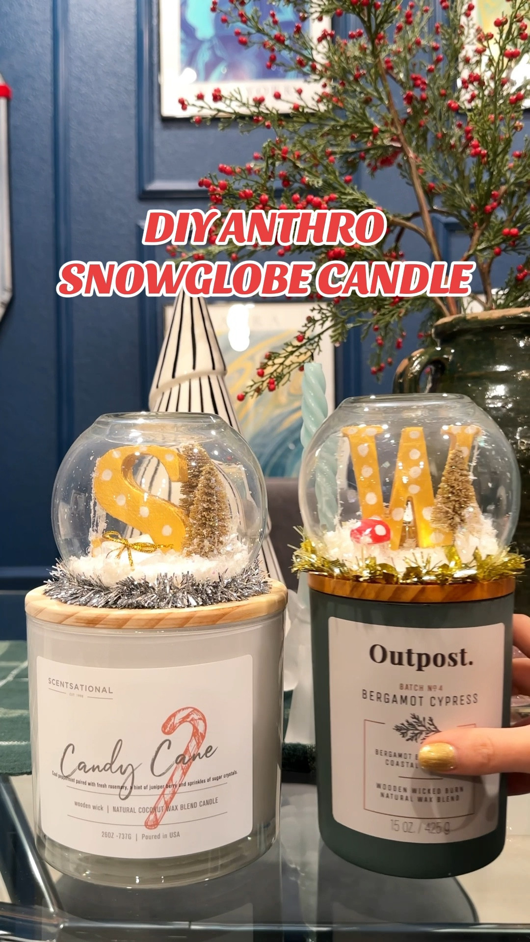 Re-create the viral Anthropologie Snowglobe Candle by using finds from Dollar Tree, Michael’s, and a candle from your local TJMaxx or Homegoods! 

I’ve linked similar products below. 
These would make perfect hosting gifts or stocking stuffers. 🎄

Christmas Gift Ideas | Handmade Christmas Gift | Holiday Crafts | Anthropologie Dupe | DIY Crafts

#LTKGiftGuide #LTKhome #LTKHoliday