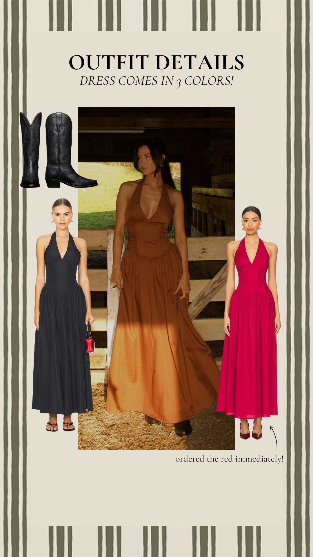 This dress comes in 3 colors! Super flattering and perfect for spring! 

Spring Fashion

#LTKSeasonal #LTKStyleTip #LTKFindsUnder100