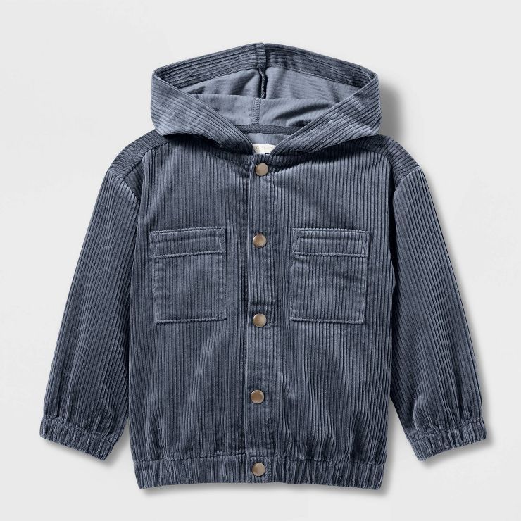Grayson Collective Toddler Boys' Oversized Corduroy Jacket - Gray | Target