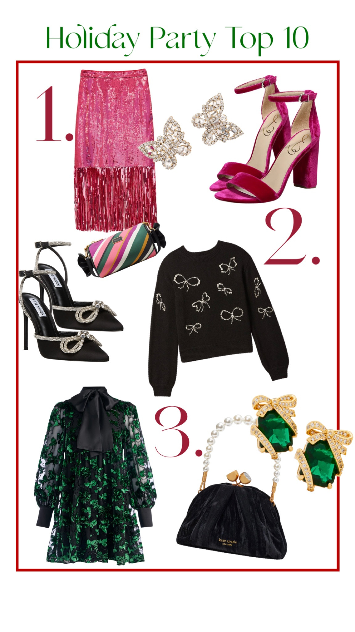 Sharing my top 10 favorites for holiday parties! ✨🥂

#holidayparty #partyoutfit #sequinskirt #christmasparty #sequindress #bowheels 

#LTKsalealert #LTKCyberweek #LTKHoliday