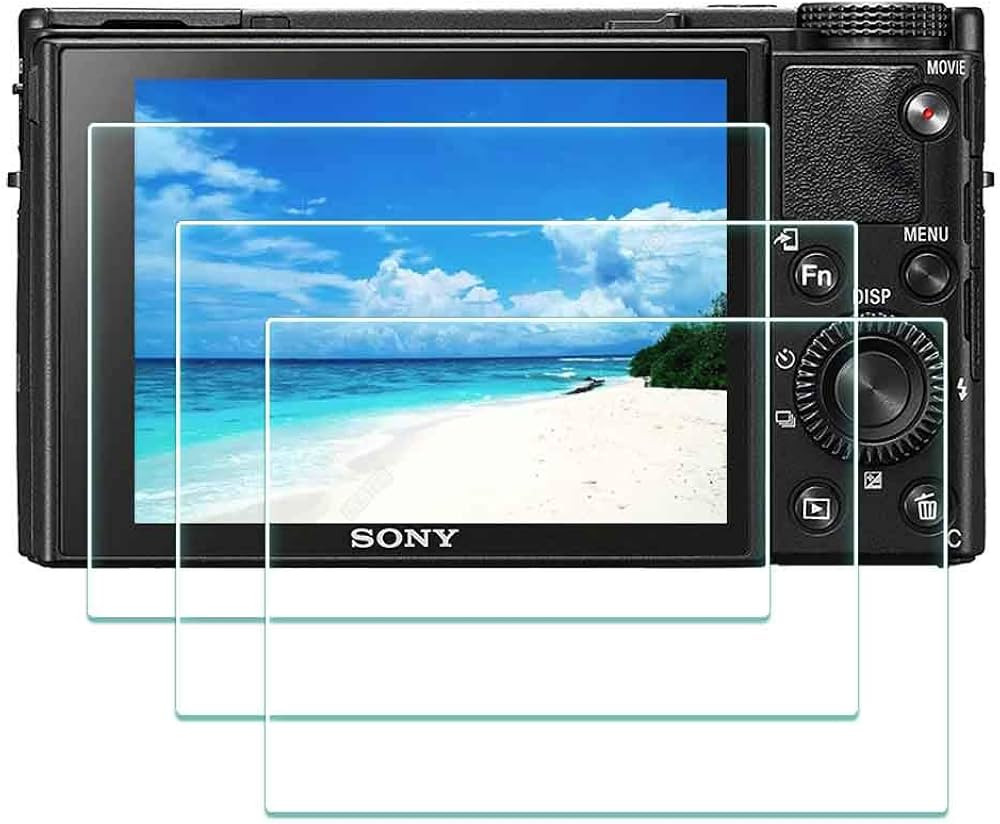 Sony RX100M7 Screen Protector, ULBTER Best 9H Hard Tempered Glass for Sony RX100 VII 3 Pack Anti-... | Amazon (US)