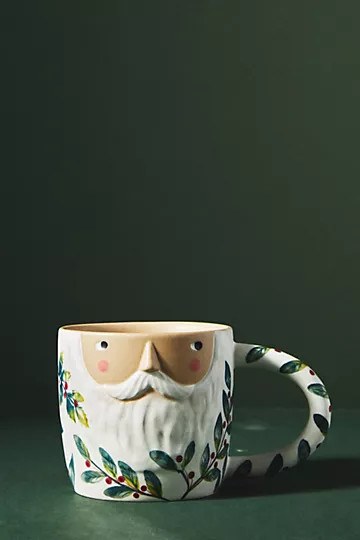 Fotini Tikkou Mr. Claus Mug | Anthropologie (US)