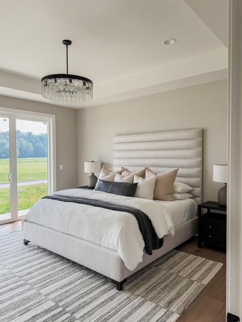 The primary bedroom is a stunner, with clean lines and modern touches that keep things simple but stylish. #homedecor #interiordesign 

 #LTKHome