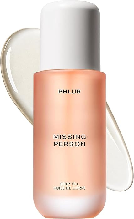 PHLUR Missing Person Body Oil, 4 Fl Oz – Skin Musk Bergamot & Jasmine Scented Body Oil for Wome... | Amazon (US)