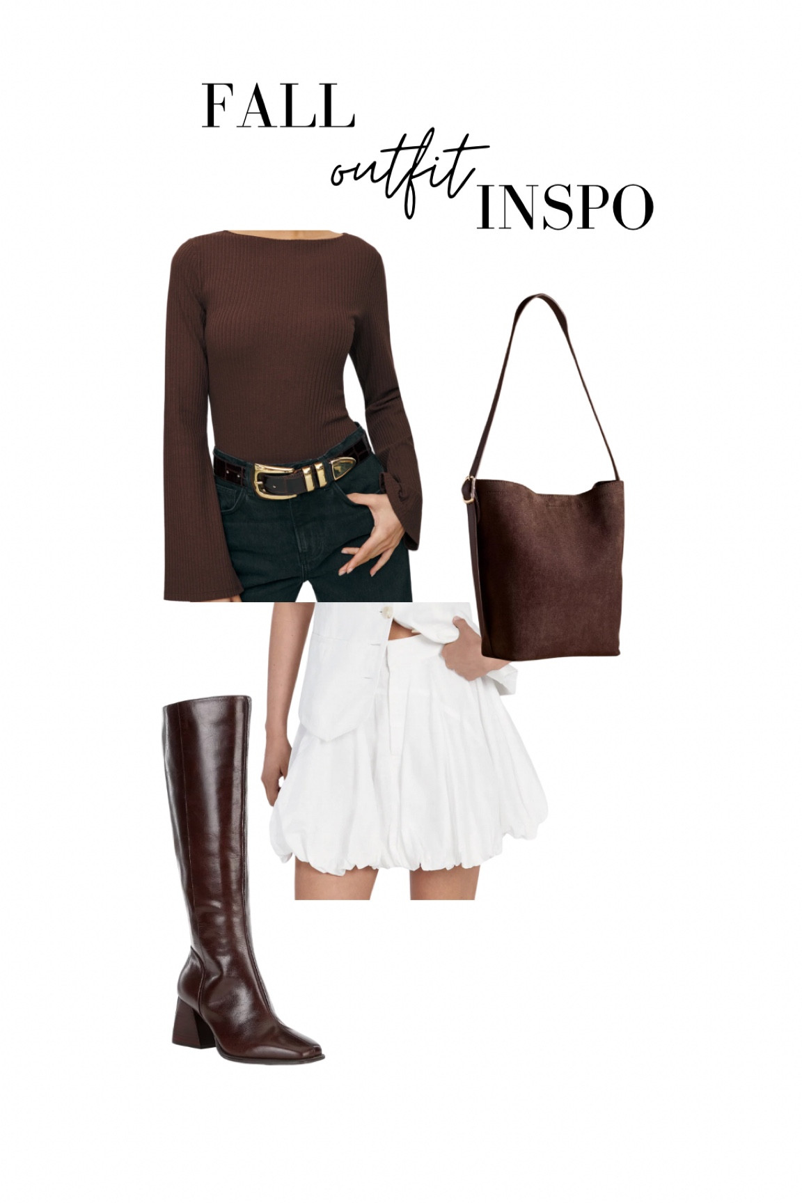 Chocolate brown outfit inspo

#LTKFindsUnder100 #LTKSeasonal #LTKStyleTip