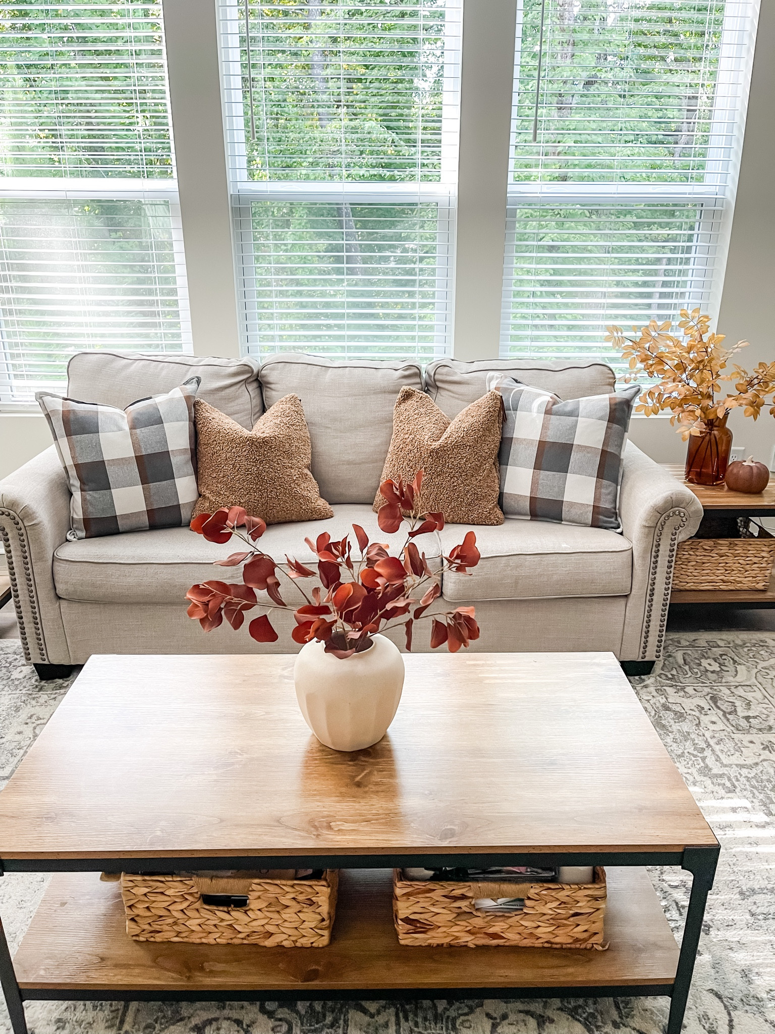 Fall living room, cozy fall decor, neutral fall pillows 

#LTKhome #LTKsalealert #LTKSeasonal