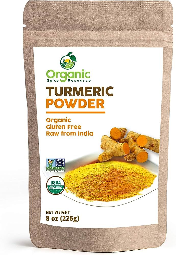 Organic Spice Resource Turmeric Root Powder, 8 oz (226 g) | Amazon (US)