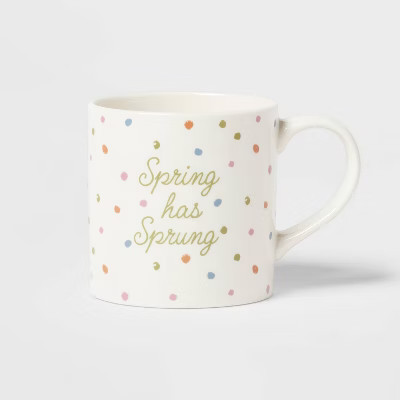 16oz Stoneware Spring has Sprung Mug - Threshold™ | Target