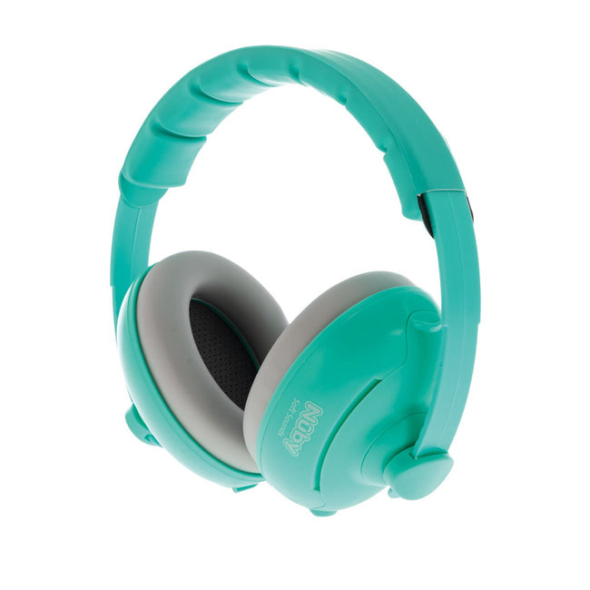 Soft Sounds 2-in-1 Noise Cancelling Earmuffs | Aqua | Nuby (US)