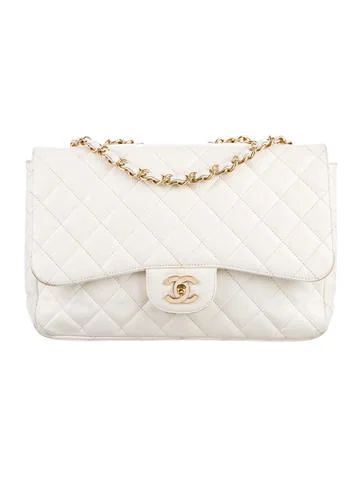 Chanel Caviar Classic Jumbo Single Flap Bag | The Real Real, Inc.