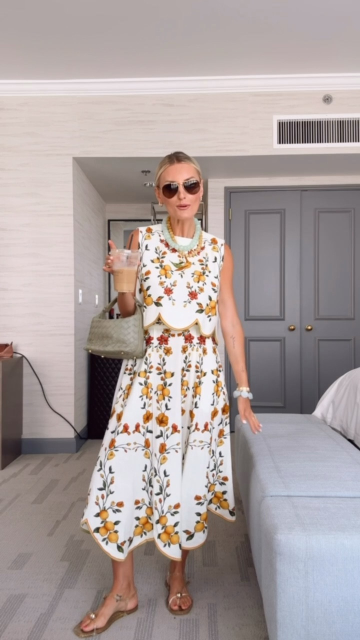 This Farm Rio set is so cute! 😍 Love the floral pattern, the scalloped hem, and the back! Such a fun matching set that you can also style separately! Wearing XS in top & S in skirt!

Loverly Grey, Amazon, farm Rio, matching set, vacation outfit, summer outfit 

#LTKSeasonal